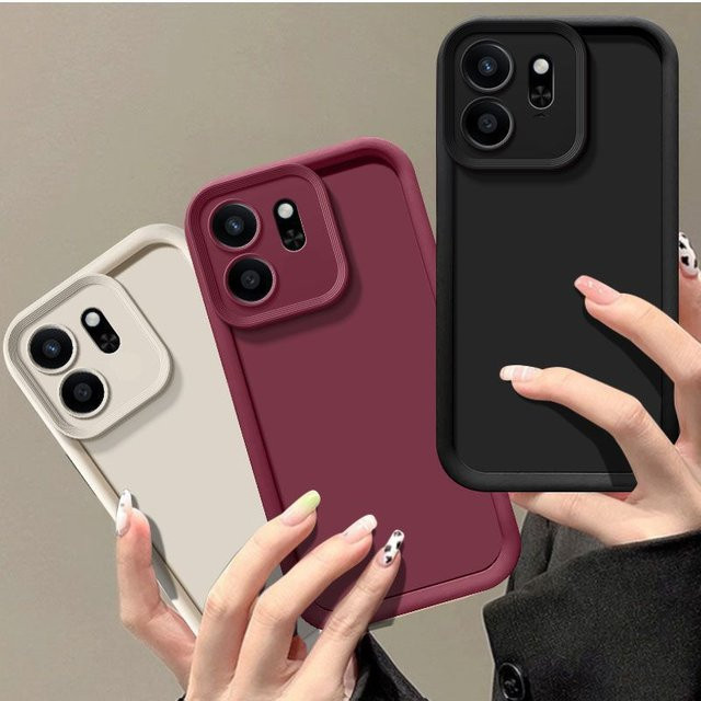 Stoßfeste Matte Schutzhülle für Oppo Reno14 F in Rot - Bild 1