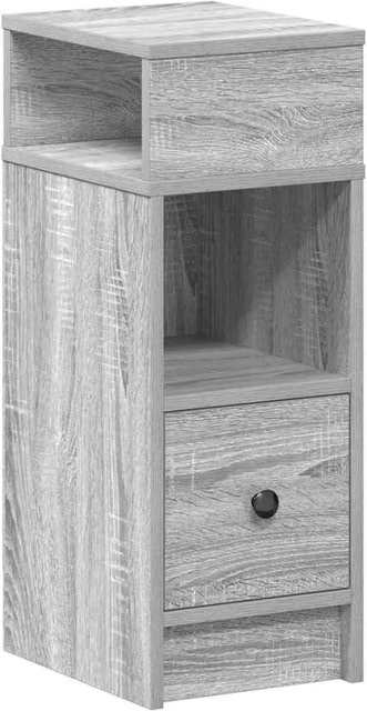 vidaXL Nachttisch mit Schublade in Grau Sonoma, B/T/H: 25 x 31 x 66 cm - Bild 1