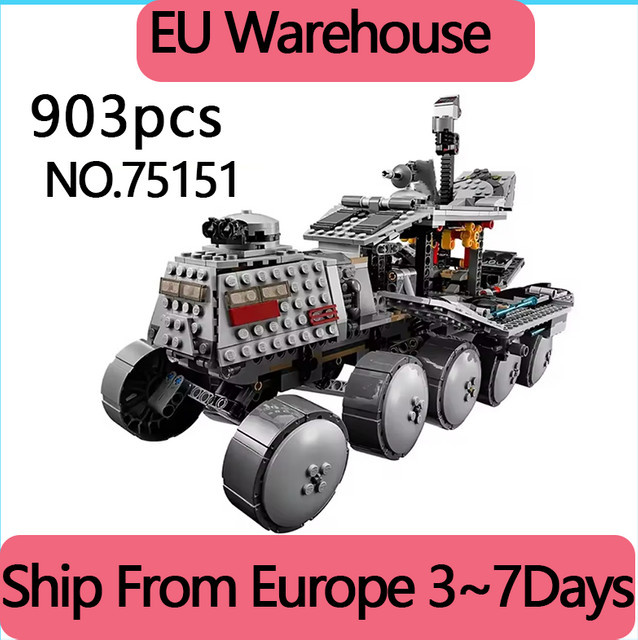 WSUEL Star Wars Weltraum-Krieg Klon-Turbinenpanzer, Bausteine, 903 Teile - Bild 1