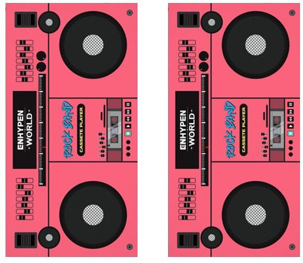 ENHYPEN – WORLD COUPON CARD COLLECTION ROCK BAND BASIC ver., 2pcs - Bild 1
