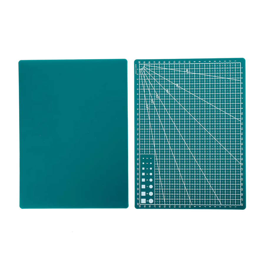 Einseitige Patchwork-Schneidematte in Blau für A3/A4 Schneideunterlage und DIY-Projekte - Bild 2
