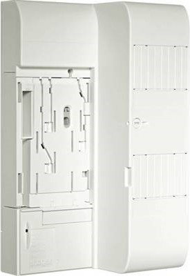 Hager eHZ-Adapter KU33AHE BKE-AZ mit 4+4 PLE in Reinweiß (RAL 9010) - Bild 1