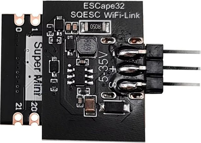 SEQURE Wifi-Link zur Parameterkonfiguration und für Firmware-Upgrades des SQESC Escape32 ESC in Schwarz - Bild 1