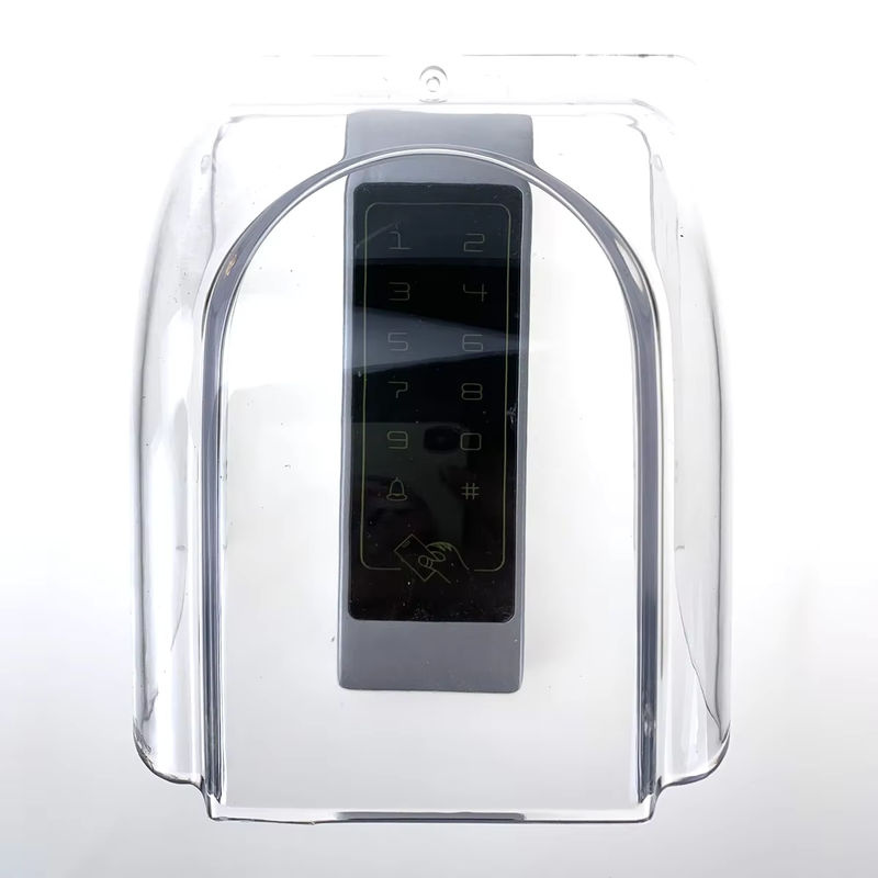 5YOA Wasserdichtes Kunststoff-Gehäuse für 86-Tasten-Türklingel und Zugangskontrolle, transparent, Breite: 15,5 cm, Tiefe: 14,0 cm - Bild 5