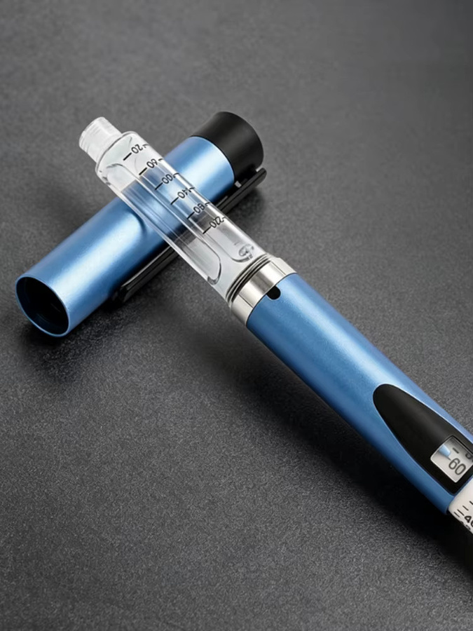 SALORIE Insulin-Pen Peptid-Injektor, 1-60 Einheiten, kompatibel mit 3ml Kartuschen - Bild 1