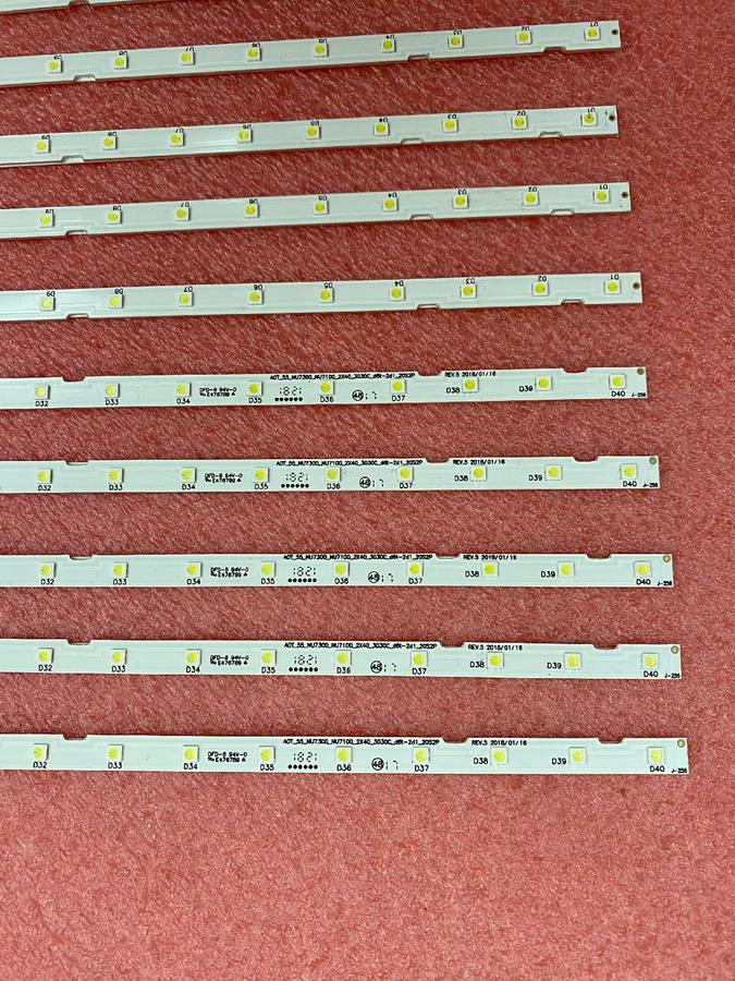 LED Hintergrundbeleuchtung Streifen für Samsung TV Modelle 55NU7100 UE55NU7300 UE55NU7100 UN55NU7100 BN96-45913A BN61-15485A in Weiß - Bild 2