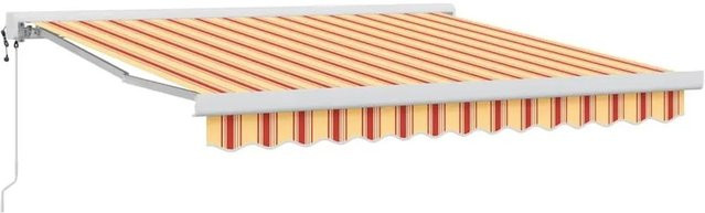 vidaXL Markise aus Polyester und Aluminium in Gelb-Orange B/H: 300 x 250 cm - Bild 1