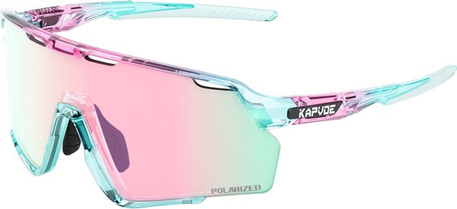 Kapvoe Sportsonnenbrille, Vollrand, Multicolor, Unisex, polarisiert - Bild 1