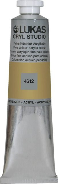 Lukas Cryl Studio Premium-Acrylfarbe Gold 75 ml für Professionals - Bild 1