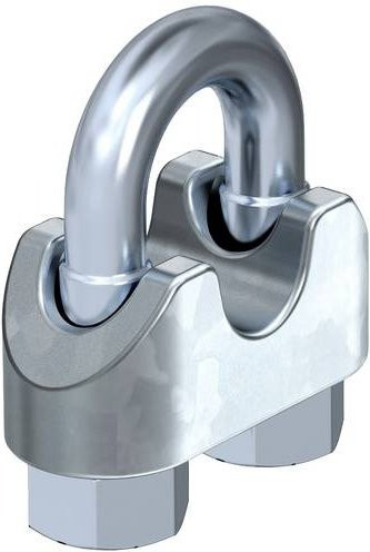 OBO Bettermann Drahtseilklemme Connector, Farbe: Silber, verzinkt - Bild 1