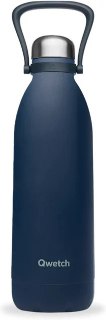 Isotherme Flasche Qwetch Titan in Blau, 0,8 l - Bild 1