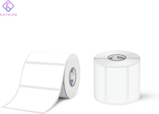 KAYSION Thermoetiketten in Weiß für tragbare Thermodrucker, B/H: 55 x 30 mm - Bild 1