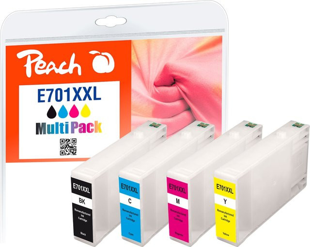 Peach E70 XL Druckerpatronen Set Multicolor für Epson T7015, T7011-T7014, wiederaufbereitet - Bild 1