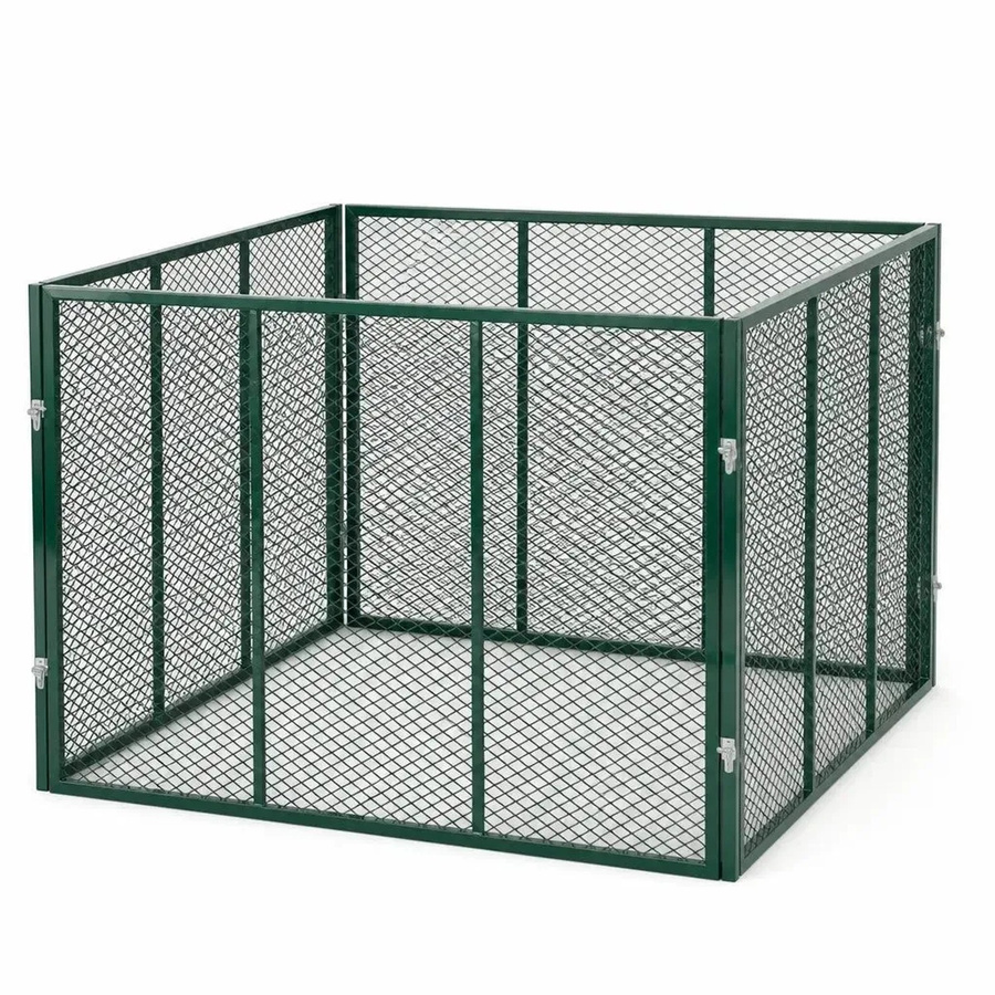 HomeLuxWorld Garten Komposter aus Metall in Grün, Volumen: 750 Liter, B/T/H: 100 x 100 x 75 cm - Bild 2