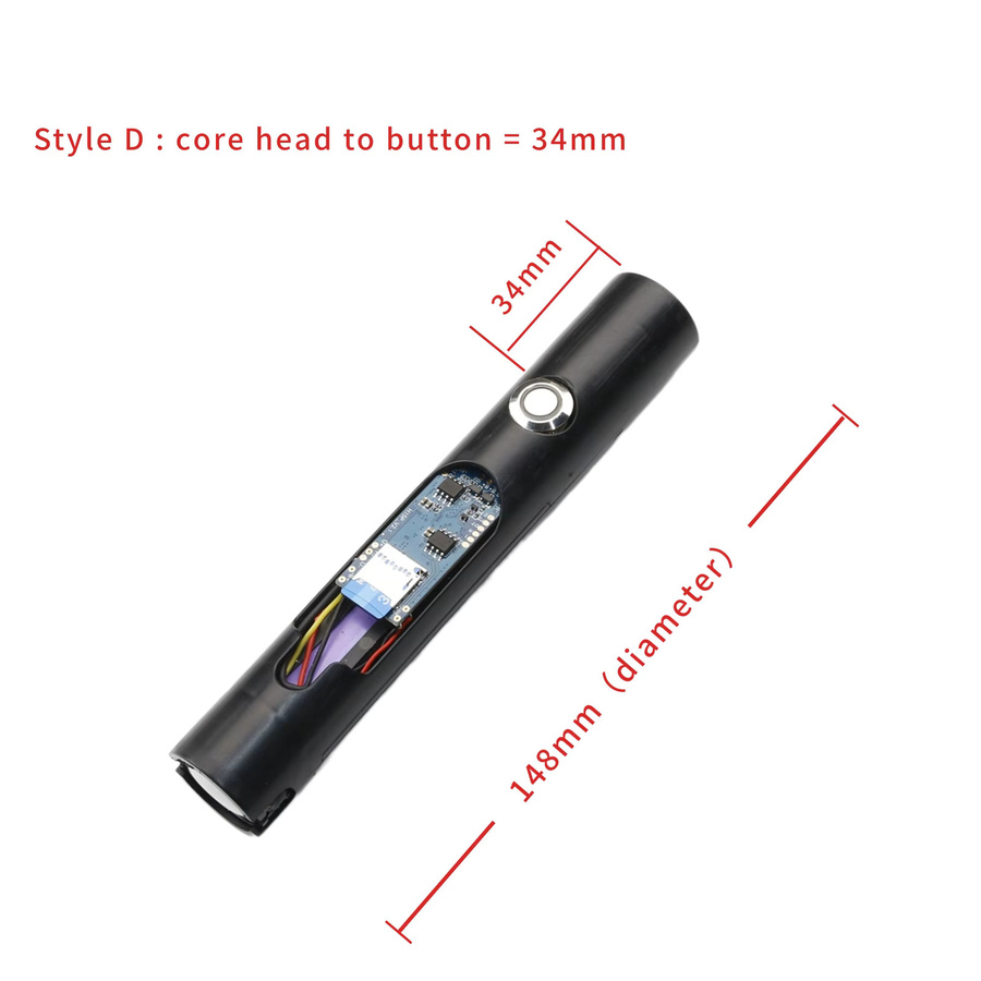 TXQ Lichtschwert Star Wars RGB Core SNV4Pro Elektronischer Chip Neo Pixel Proffie Soundboard Kit Hilt Force Blaster Saber - Bild 3