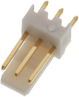 Molex Einbau-Stiftleiste Standard in Weiß mit Goldkontakten, 3 Polzahl, 22111031 - Bild 1