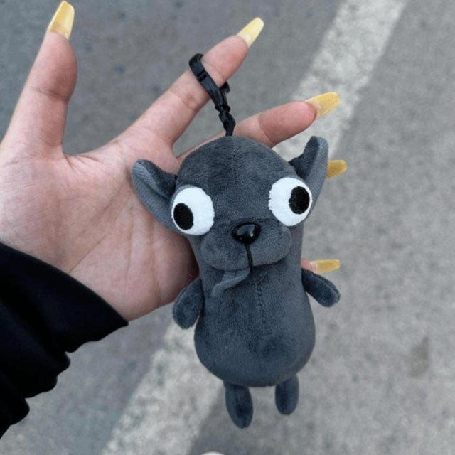 Binchi Fitness Chihuahua Stofftier Anhänger, Welpe, schwarz, ab 0 Jahren - Bild 1