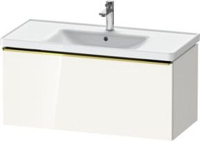 Duravit Waschtischunterschrank D-Neo wandhängend in Weiß B: 98,4 cm, T: 45,2 cm, H: 44,0 cm - Bild 1