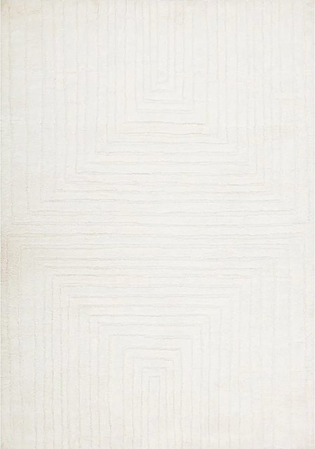 Art Universe Teppich Amalfi Pearl in Beige und Weiß, Modernes Geometrisches Design, B: 160 cm, T: 230 cm - Bild 1