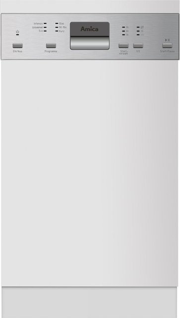 Amica integrierbarer Geschirrspüler EGSP 561 000 E in Silber, Breite: 45 cm - Bild 1