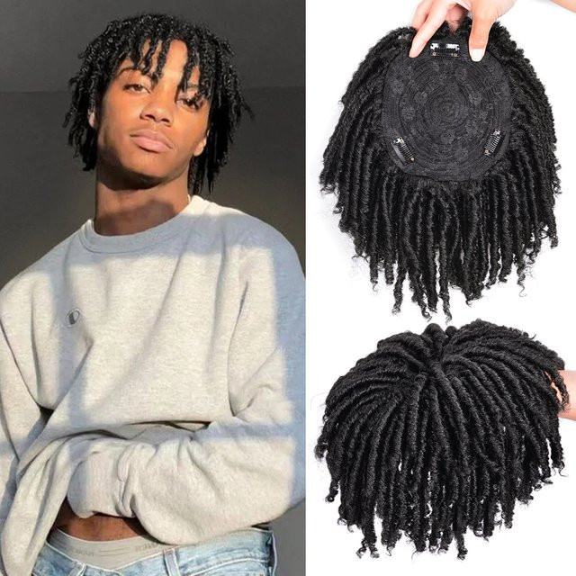 BUDABUDABUDA Dreadlock-Halbperücke, synthetisch, Afro-lockig, Unisex - Bild 1