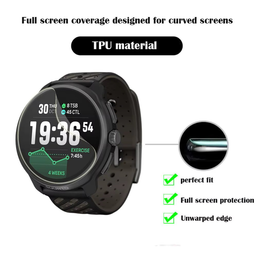 Suunto Displayschutzfolie TPU, transparent, Unisex - Bild 2