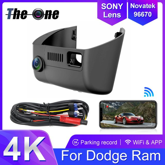 HESHECAM Armaturenbrett in Schwarz für Dodge Ram 1500 2500 3500 4500 (4. Generation) 2013–2018, Challenger 2015–2023 und Durango 2014–2020 mit 4K UHD Qualität - Bild 1