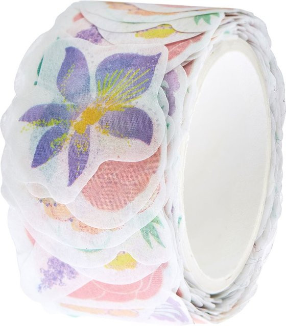 Rico Design Washi Sticker Blumen Pastell, 200 Stück - Bild 1