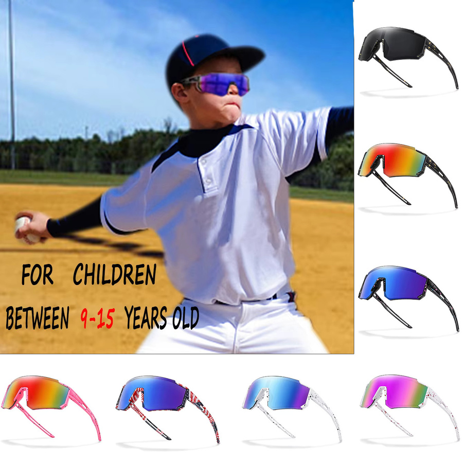 LOISRUBY Sonnenbrille Kids, Vollrand, Wrap, Kunststoff - Bild 3