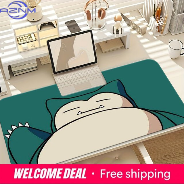 Potdemiel Gaming-Schreibtischunterlage Snorlax Multicolor rutschfest und waschbar - Bild 1