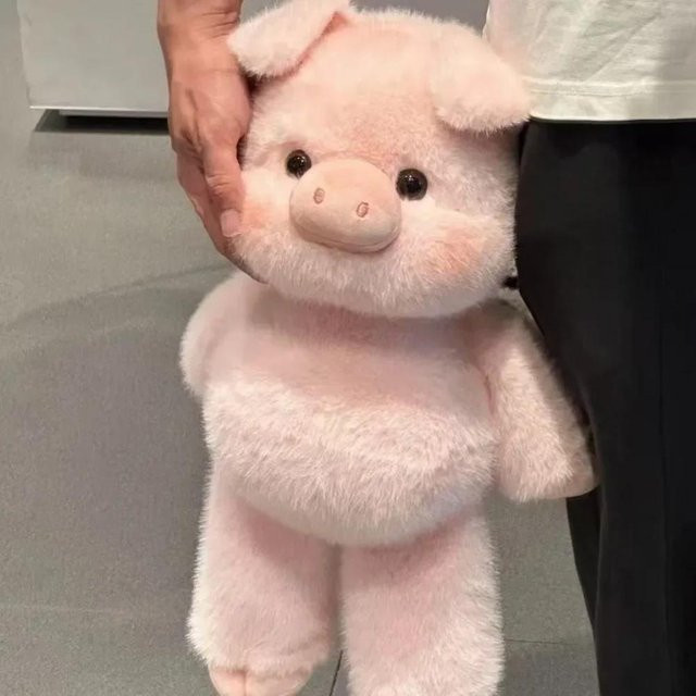 Yiran Health & Beauty Schwein Stofftier Plüschkissen, 45cm, ab 14 Jahren - Bild 1
