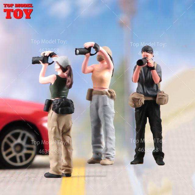 MAK Bemalte Miniaturen, Professioneller Fotograf, Figur, Unbemaltes Modell - Bild 1