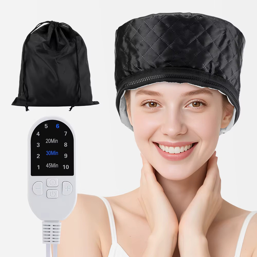 Ms.Dear Elektrische Haardampferkappe, Schwarz, Unisex - Bild 2