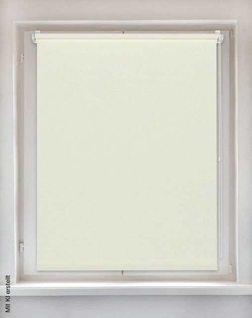Sensation Klemmrollo Champion blickdicht in Beige, Breite: 96 cm, Höhe: 150 cm - Bild 1