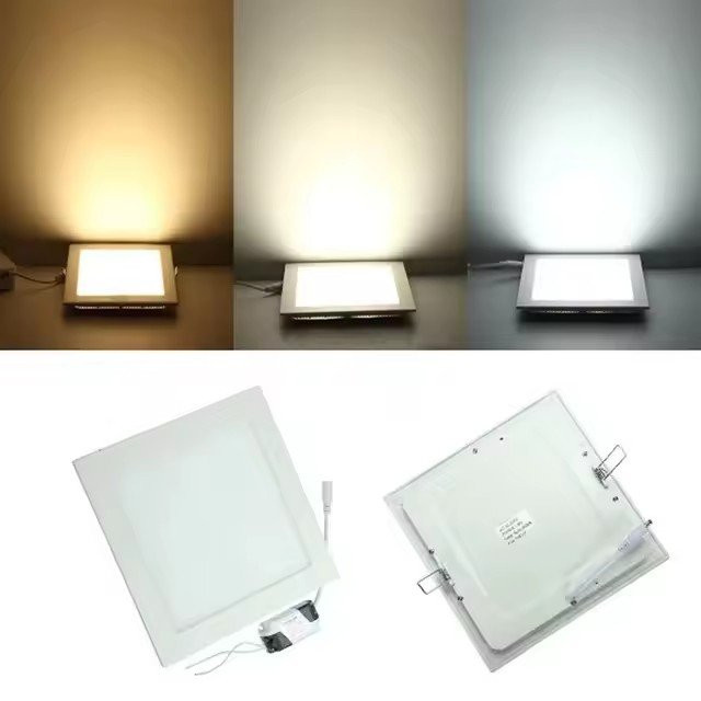 Dimmbare LED-Panel-Einbauleuchte in Weiß für Küche und Foyer mit einstellbarer Farbtemperatur - Bild 1