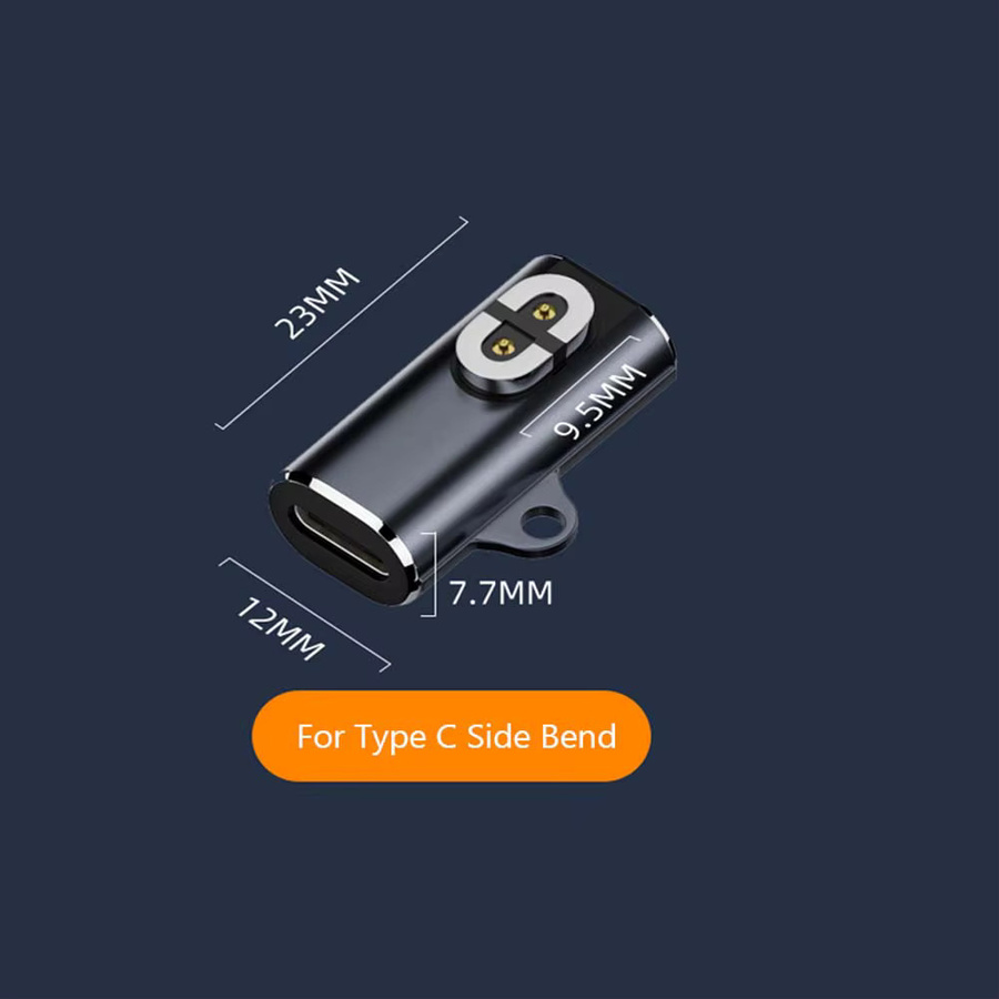 Shokz USB-C auf magnetischer Ladekabel-Adapter mit 90-Grad-Biegung in Schwarz - Bild 6