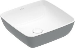 Villeroy & Boch Aufsatzwaschtisch Artis in Weiß, quadratisch aus Keramik, B/T: 41 x 41 cm - Bild 1