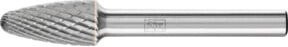 PFERD Hartmetall Frässtift Rundbogen RBF silber Ø 10 x 20 mm Schaft-Ø 6 mm Z4 universal mittel fein - Bild 1