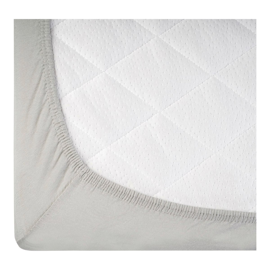 Julius Zöllner 2er-Pack Jersey-Spannbetttücher aus Baumwolle, Grau, B/T: 70 x 140 cm - Bild 1