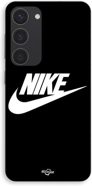 Maniacase Schutzhülle für Samsung Galaxy S23 Plus mit Nike-Logo in Schwarz und Weiß - Bild 1