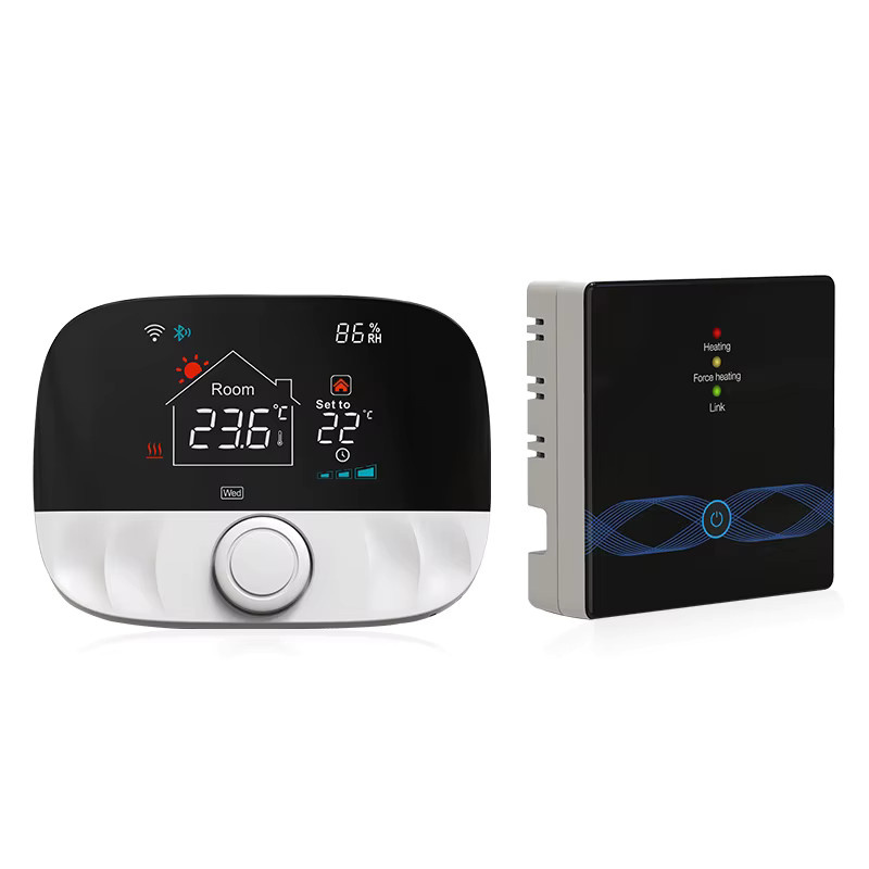 Tuya Smart WiFi Thermostat mit Empfänger für Gasheizungen, drahtloser Temperaturregler für Smart Home, kompatibel mit Alice und Google, Farbe: Weiß oder Schwarz - Bild 4