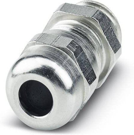 Phoenix Contact Kabelverschraubung M12 aus Metall in Silber, 10 Stück - Bild 1