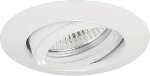 Brumberg Einbauleuchte GU10 rund weiß aus Guss mit verstellbarem Reflektor IP20 - Bild 1