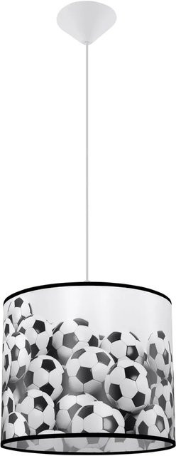 Sollux Lighting Hängeleuchte FootBall B 30 in Weiß und Schwarz mit E27 Fassung - Bild 1