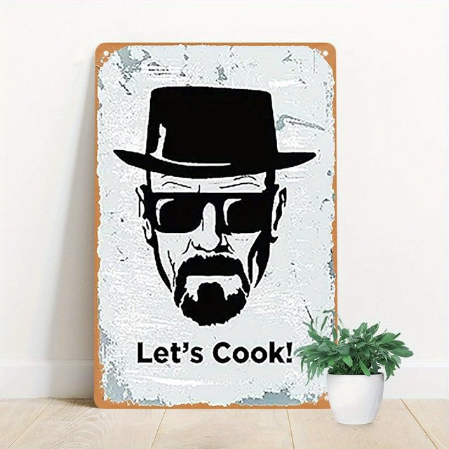 CookNostalgia Heisenberg Vintage Metallschild Let's Cook in Mehrfarbig - Bild 1