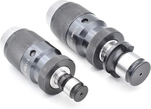 DGMZNC Adapterhülse Set für GT12 GT24 TC820 Maschinen, Keyless Selbstspannbohrfutter B12 B16 B18, Farbe: Silber - Bild 1