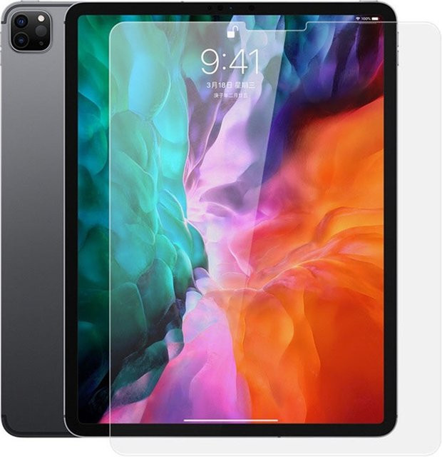 KINGMISON Displayschutzfolie aus gehärtetem Glas für iPad Pro 11 Zoll (2020), transparent, kratzfest und blasenfrei - Bild 1