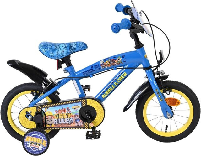 Volare Rubble & Crew Kinderfahrrad 12 Zoll ohne Rücktrittbremse - Bild 1