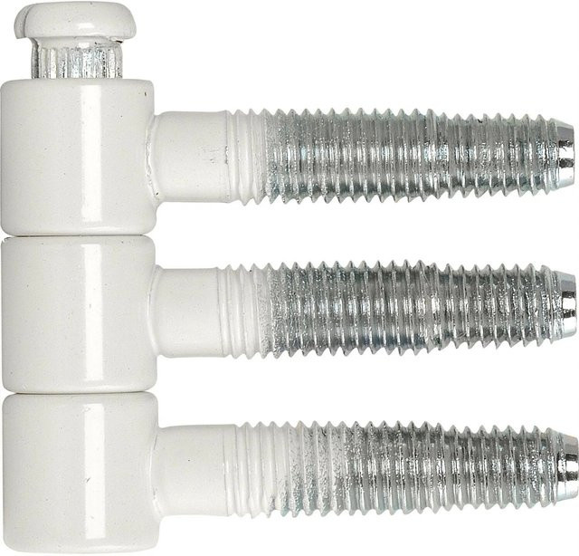 SFS Steckband 3-teilig aus Stahl in Weiß RAL 9010, Durchmesser: 13 mm, Höhe: 38,7 mm - Bild 1