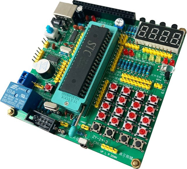 Gainsil DIY-Kit MCU Entwicklungsboard STC89C52 Experimentierplatinen zum Erlernen in Multicolor - Bild 1